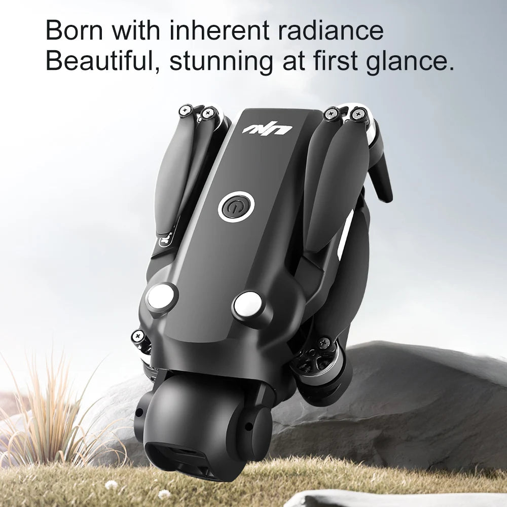 Beach Camp Drone 4K Professional HD Dual-Camera Obstacle Avoidance 5G Wi-Fi with Screen Remote Control Quadcopter Optical Flow Drone