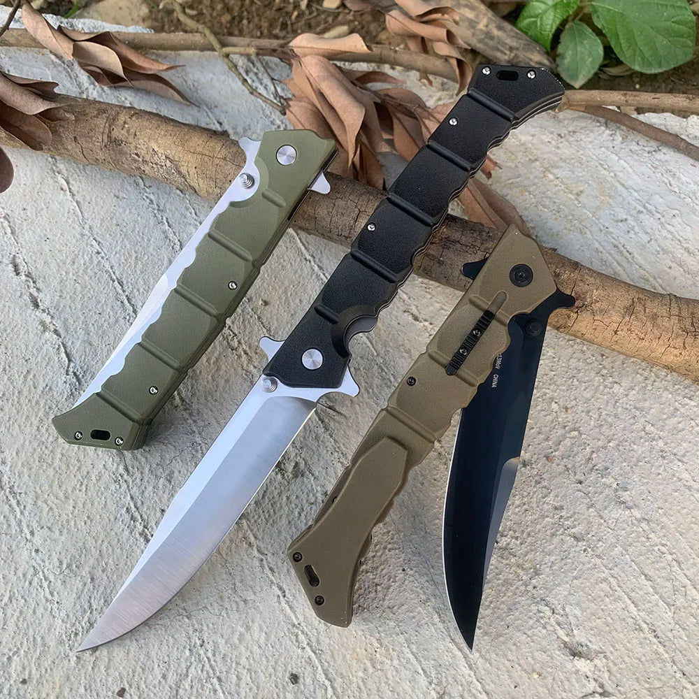 Beach Camp Folding Hunting Knife Self Defense Survival Tactical Knives Swiss Pocket Knife for Men Hand Tools