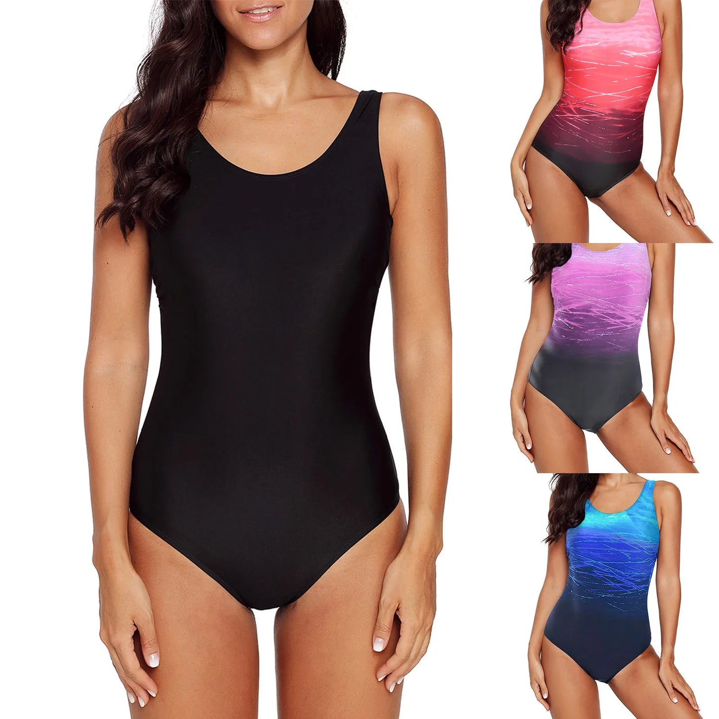 Beach Camp Women's Swimming Padded Swimsuit Bikini Sets Swimwear Sporty Bathing for Swimsuit Women