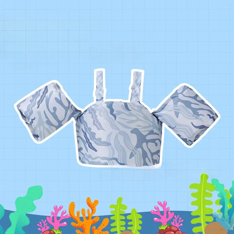 Baby Swimwear Swimming Float Safety Swimming Training Floating Pool Arm Floats No Inflatable Baby Swimsuit Buoyancy Vest