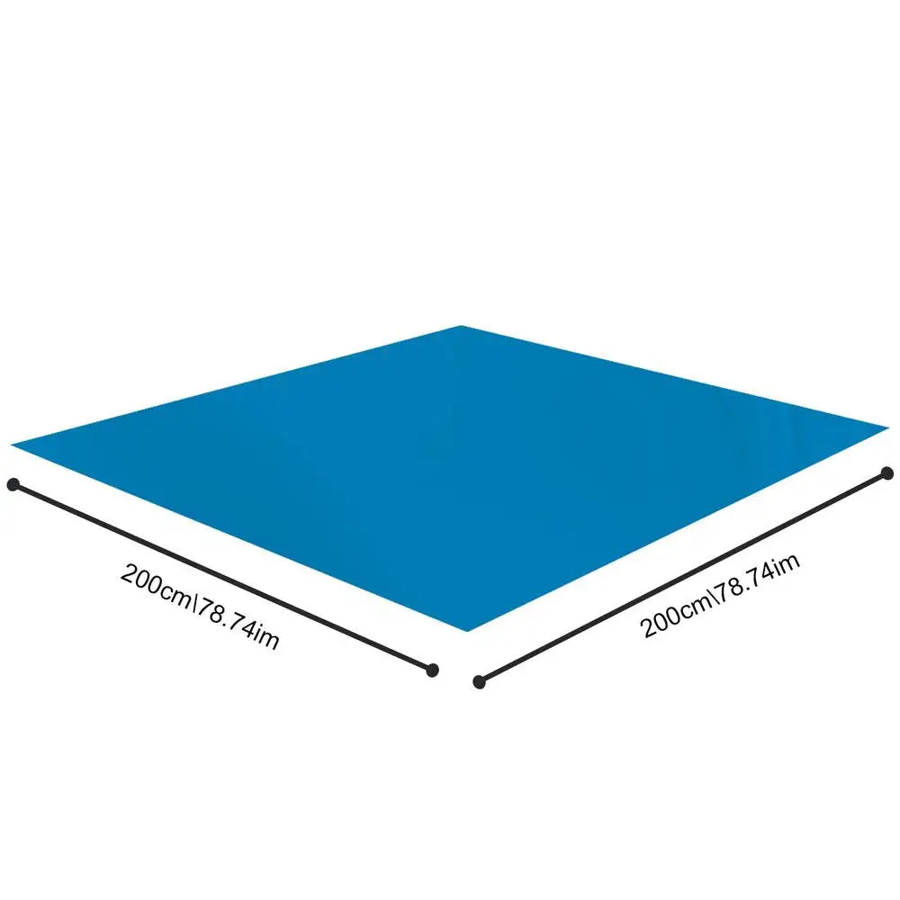Beach Camp Swimming Pool Mat Round Waterproof Durable Preservation Thermal Dustproof Polyethylene Pool Cloth for Inflatable Pool Garden Gym