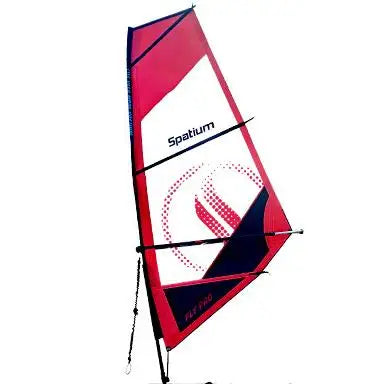 Beach Camp 2-in-1 Windsurf Sail with Sup Board Windsurfing for Smooth Sailing and Paddleboarding Inflatable Surfboard Sailing Kit