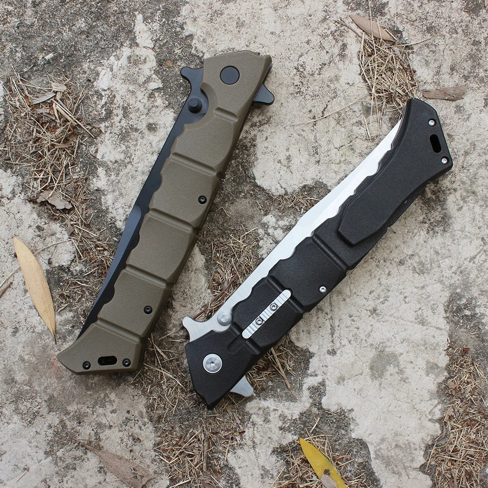 Beach Camp Folding Hunting Knife Self Defense Survival Tactical Knives Swiss Pocket Knife for Men Hand Tools