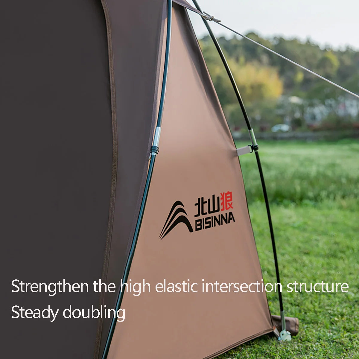 Beach Camp 8-10 Person Outdoor Camping Dome Tent Luxury Large Round Canopy Silver-coated Shelter Garden Beach Picnic Family Awning