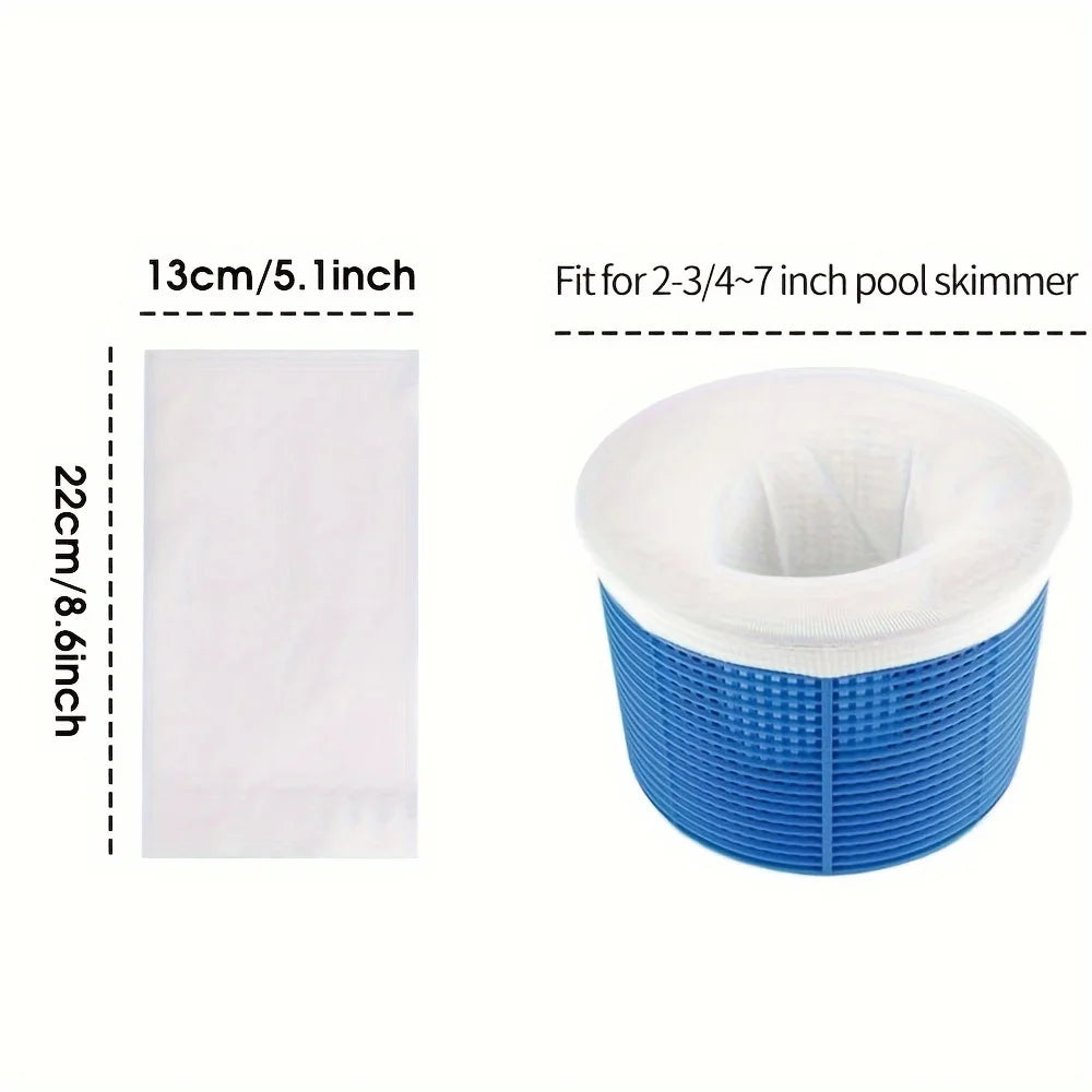 Beach Camp 20 Pcs, Swimming Pool Filter Socks, Cleaner to Remove Debris and Leaves from In-Ground and Above-ground Swimming Pools