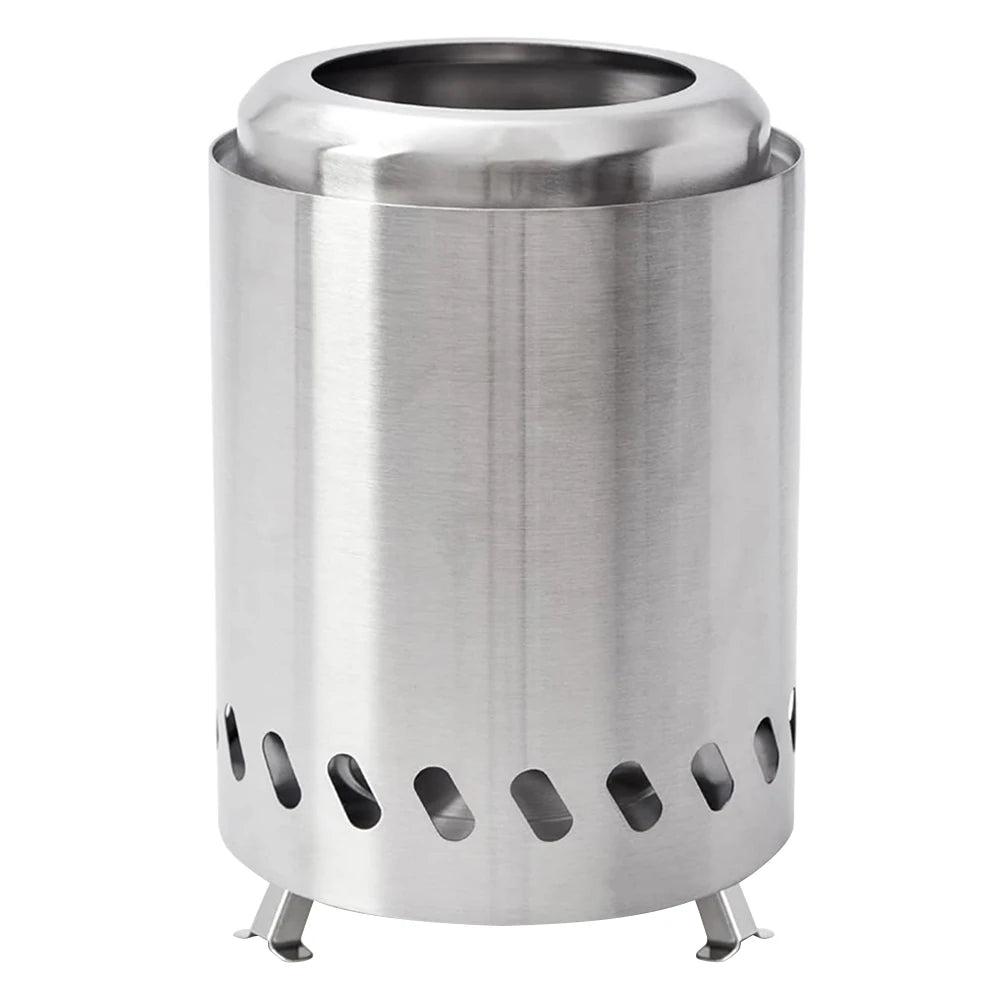 Beach Camp Smokeless Tabletop Fire Pit Stainless Steel Portable Mini Stove Mini Fire Pit Wood Burning Or Pellet Fueled Portable Bonfire