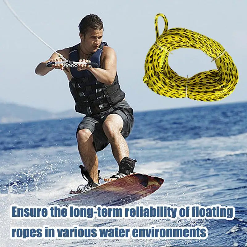 Beach Camp Professional Safe Floating Rope Inflatable towing equipment For Boating Skiing Wakeboarding Kneeboarding Watersports accessories