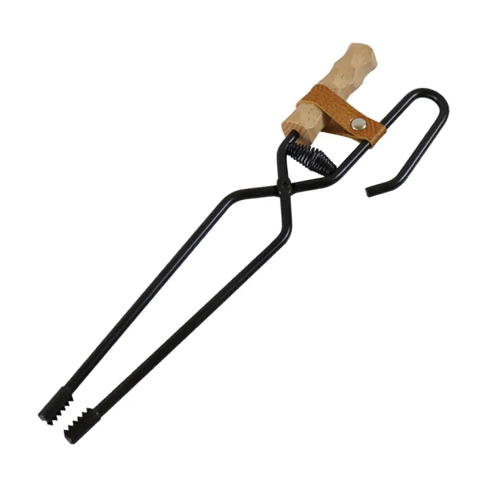 Beach Camp Fire Poker Camping Firewood Tongs Winter Fireplace Poker Camping Roasting Sticks Fire Pit Poker Picnic Portable Camping Supplies