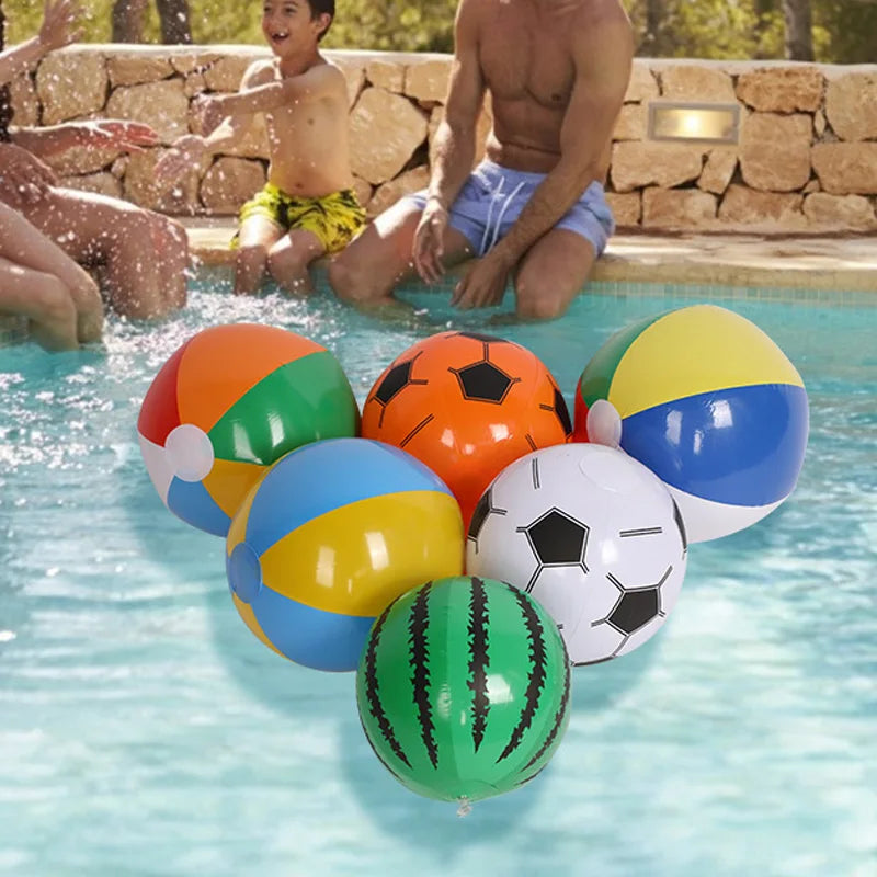Beach Camp6 Styles Kids Inflatable Water Games Beach Ball Swimming Pool Toys Summer Outdoor Fun Play Water Balloon Prop for Children Gifts