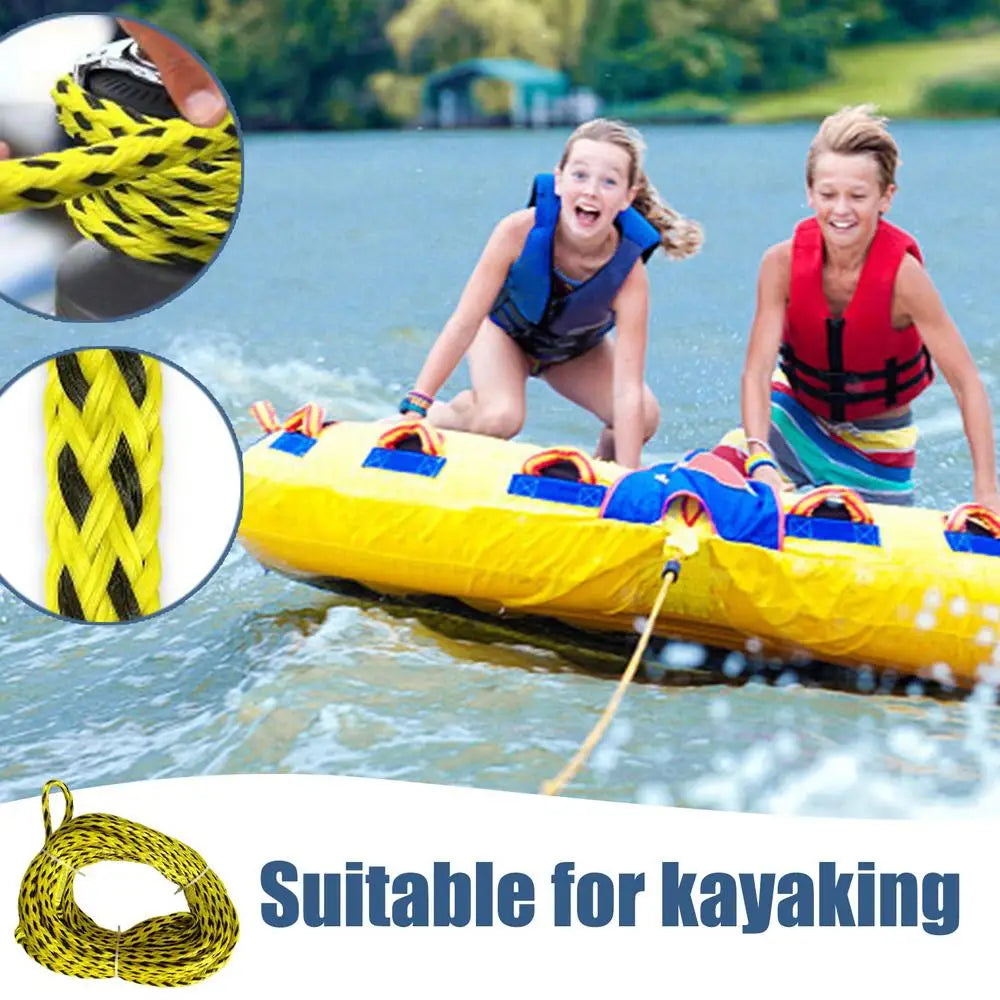 Beach Camp Professional Safe Floating Rope Inflatable towing equipment For Boating Skiing Wakeboarding Kneeboarding Watersports accessories