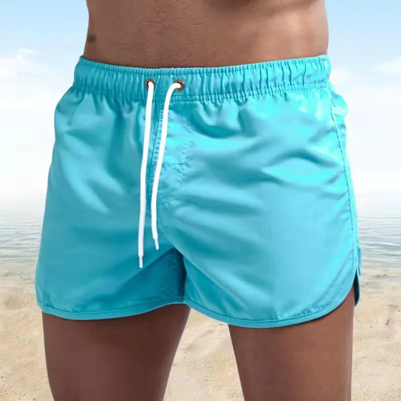 Beach Camp Men's Swim Shorts Swim Trunks Quick Dry Board Shorts Bathing Suit Breathable Drawstring With Pockets for Surfing Beach Summer