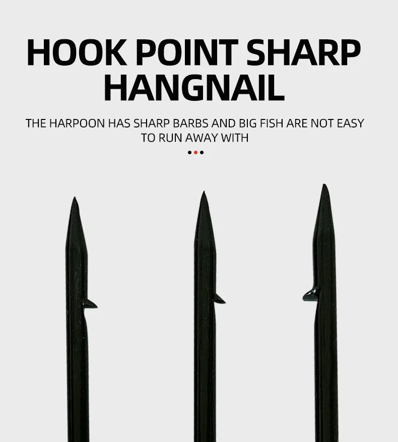 Fish Frog Spear Gig 3 4 5 Prong Frog Spear Fishing Fork Harpoon Tip Barbed Fishing Spear Gaff Fork Hook Fishing Equipment