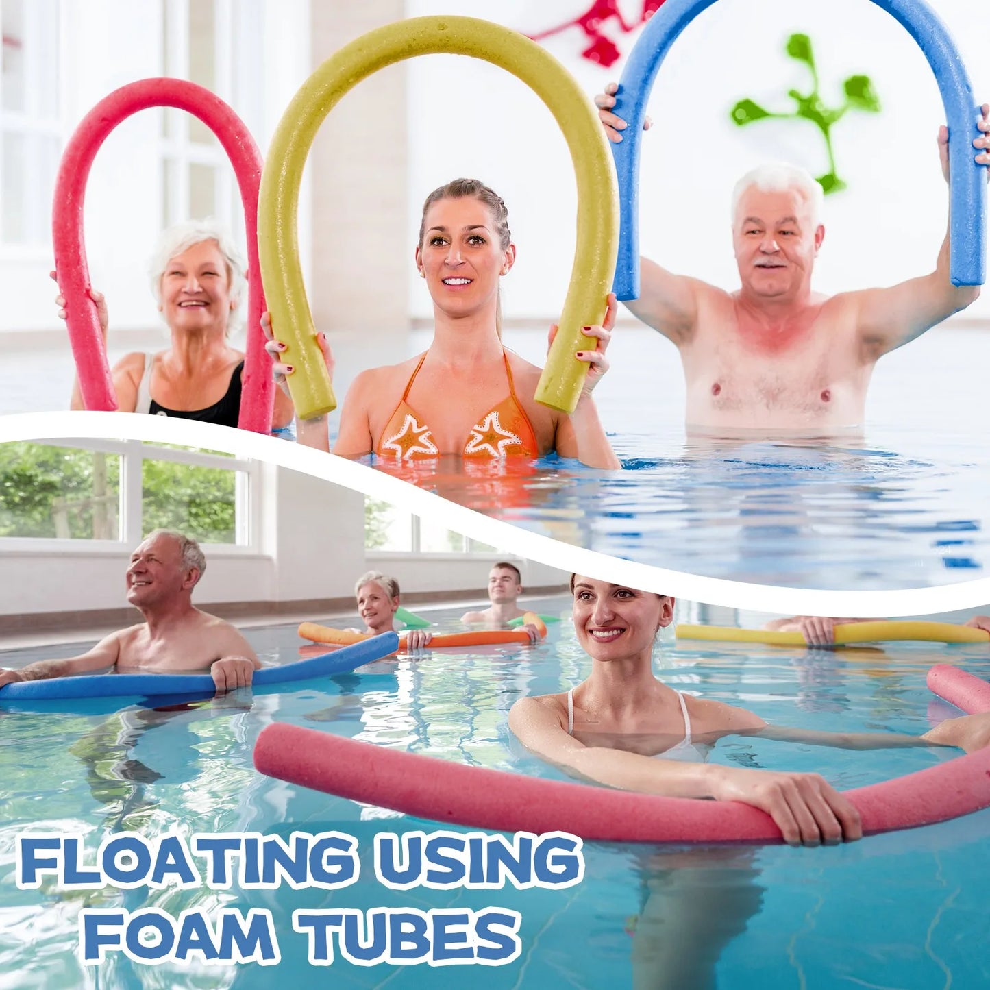 Beach Camp Swimming Pool Noodle Float Aid Swim Noodles Ring Foam Buoyancy Stick Useful For Kids Adult Pool Accessories Floating Foam Tube