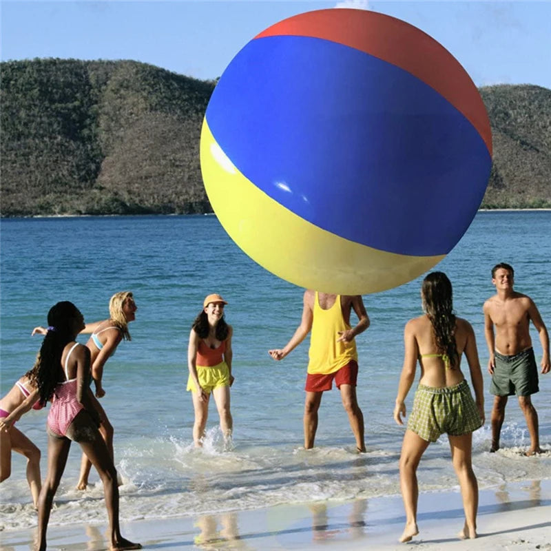 Beach Camp 2025 New Fun Toys Giant Inflatable Pool Beach Thickened PVC Sports Ball Outdoor Water Games Party Toy Children'S Birthday Gifts
