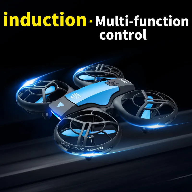 Beach Camp V8 New Mini Drone 4k profession HD 1080P Wide Angle Camera WiFi FPV RC Dron Height Keep Drones Helicopter Kids Toys 4DRC