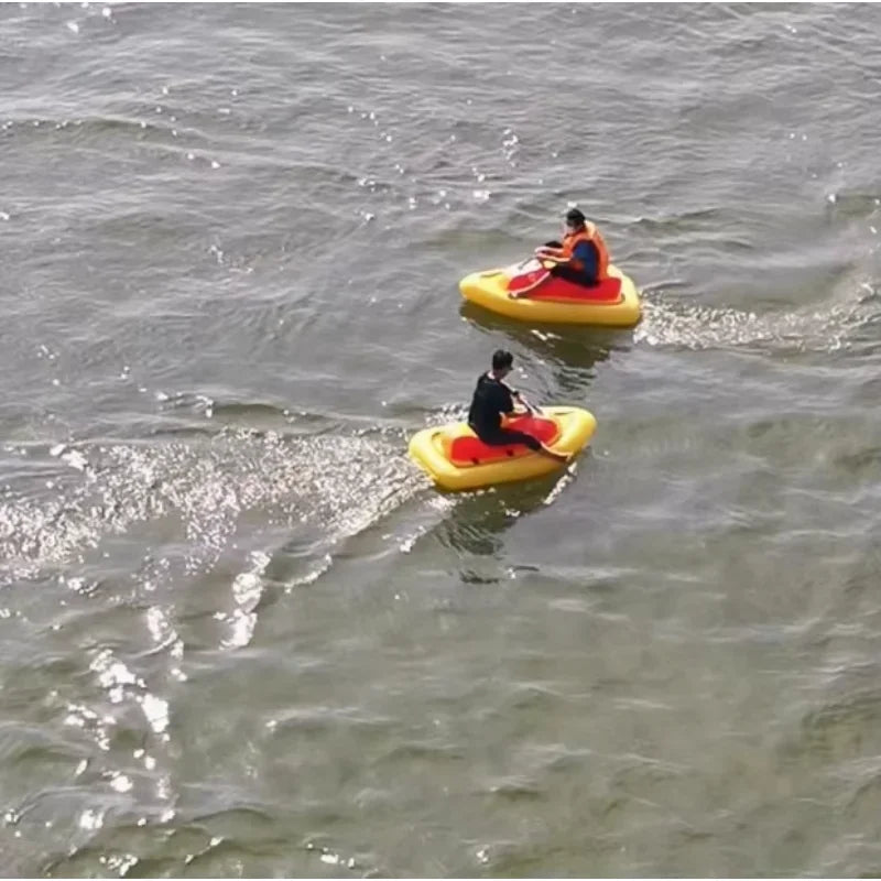 Beach Camp Electric Motorized Jet Ski Boat Water Floating Motor Boat With Electric Propeller Motor Inflatable