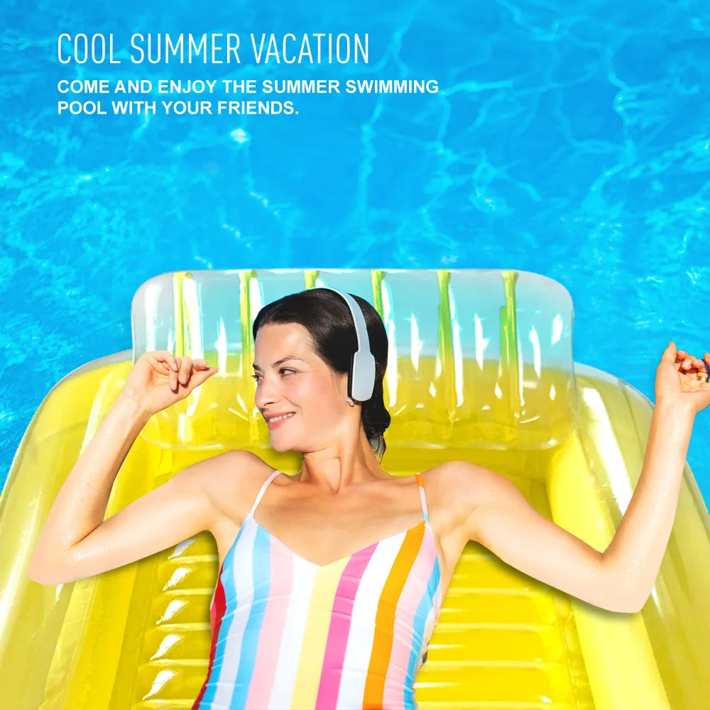 Beach Camp Inflatable Sun Pool Floating Row Spot New Outdoor Dual-purpose Water Leisure Floating Bed Bathing Sun Pool