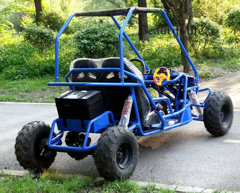 Beach Camp All Terrain ATV Kart Double Seater Motorcycle 4x4 Adult Gasoline 4x4 Electric Vehicle
