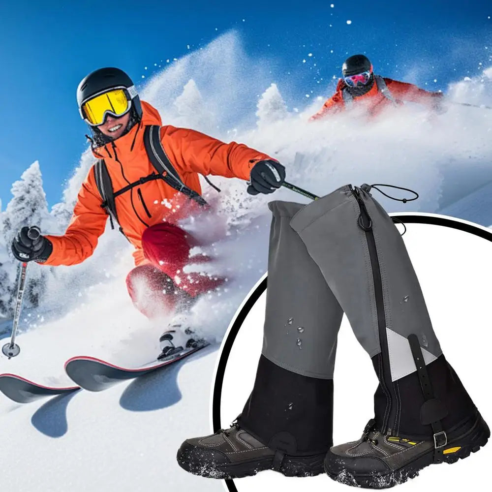Beach Camp Gaiters for Hiking Waterproof Dirt-Proof Ripstop Hiking Gaiters Adjustable Breathable Shoe Gaiters for Hunting Mountain Climbing