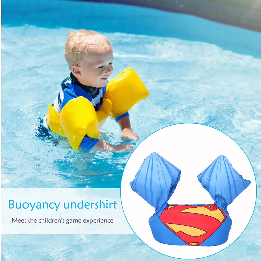 Beach Camp Kids Swimming Floats Ring Cartoon Swim Floating Armbands Buoy Cute Pool Float Rings for Kids Children for Baby Toddler Arm Float