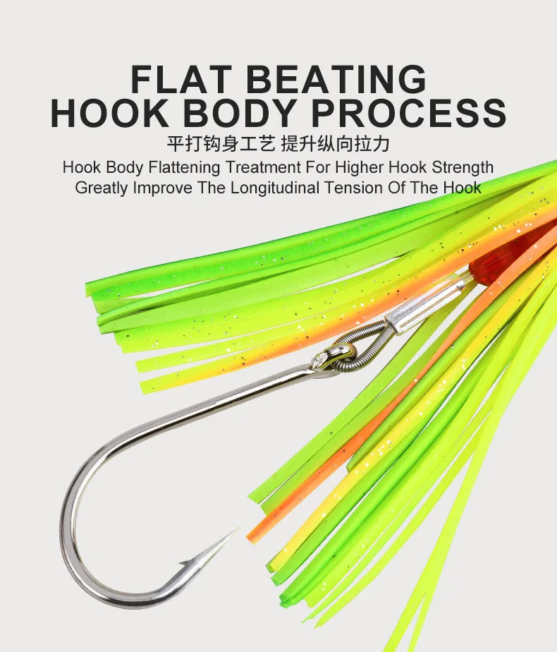 Trolling Fishing Lures, Rigged Skirted, Big Game, Marlin Tuna, Prowler, 13 ', 33cm