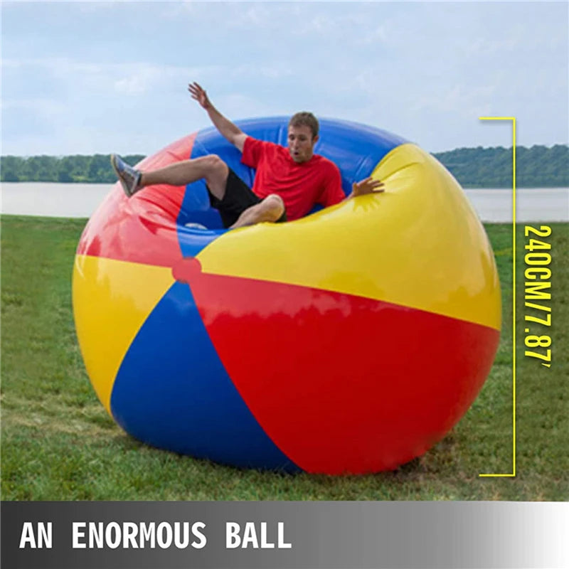 Beach Camp 2025 New Fun Toys Giant Inflatable Pool Beach Thickened PVC Sports Ball Outdoor Water Games Party Toy Children'S Birthday Gifts