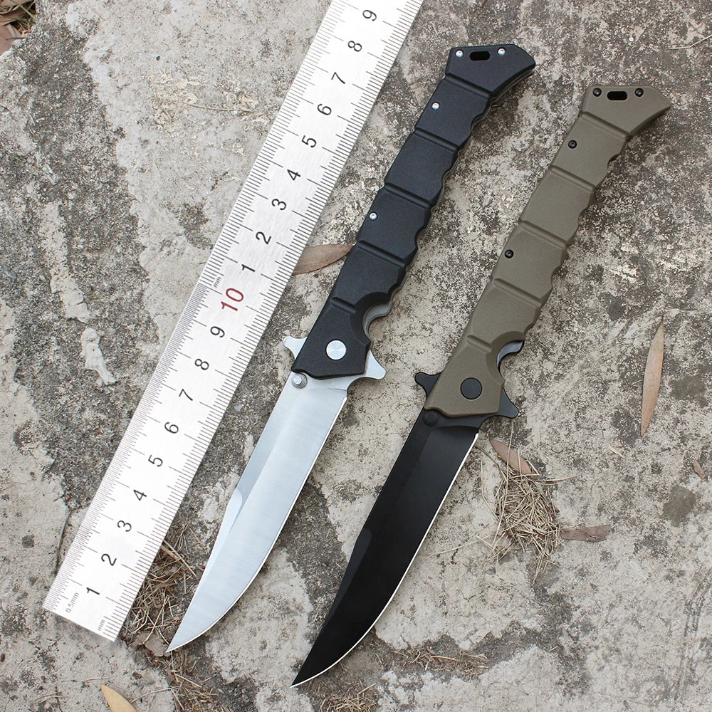 Beach Camp Folding Hunting Knife Self Defense Survival Tactical Knives Swiss Pocket Knife for Men Hand Tools