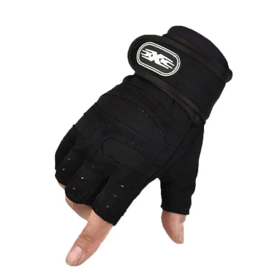 Beach Camp Cycling Gloves Gloves Half Finger Gloves Anti-Slip Shock-Absorbing Breathable Glove for Fitness Cycling Outdoor Sports Unisex