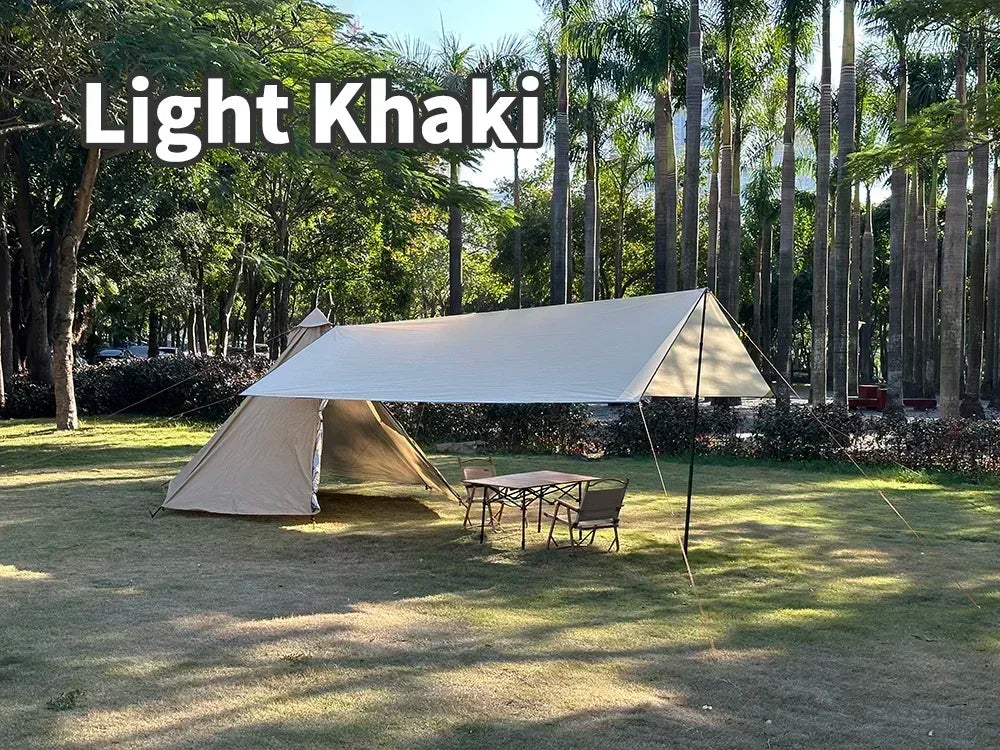 Beach Camp Camping Tarp Waterproof Tent Tourist Awning Shade Garden Canopy Beach Sunshade Outdoor Ultralight Camping Products Sun Shelter
