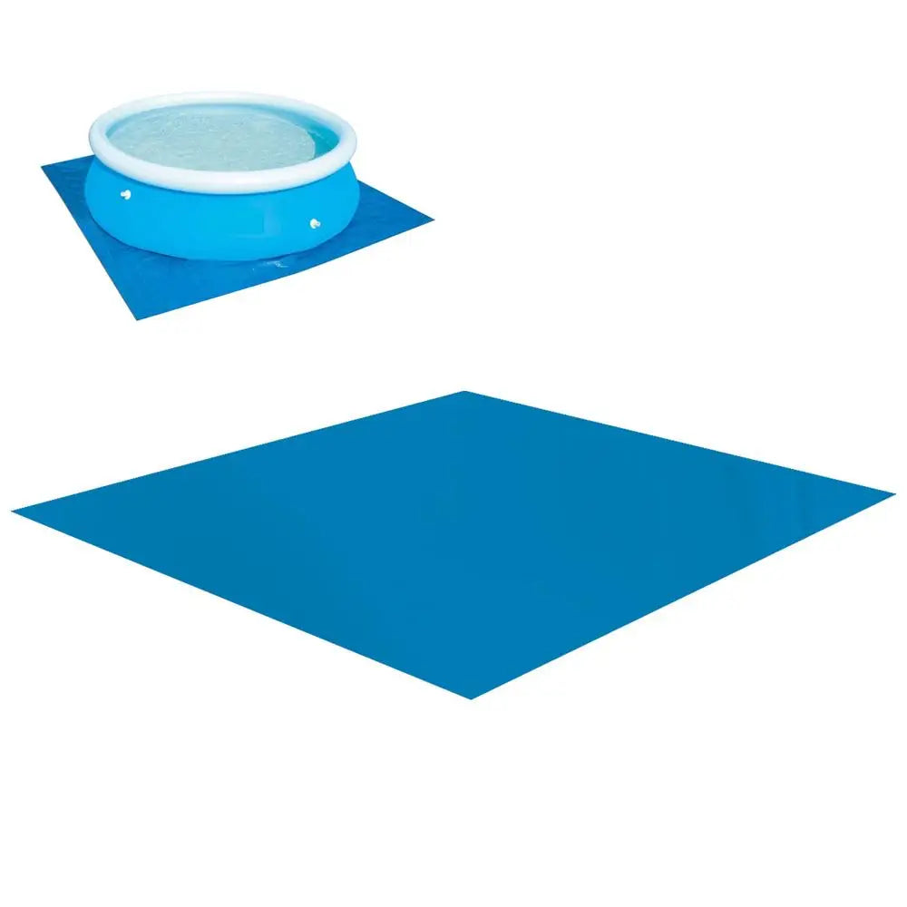 Beach Camp Swimming Pool Mat Round Waterproof Durable Preservation Thermal Dustproof Polyethylene Pool Cloth for Inflatable Pool Garden Gym