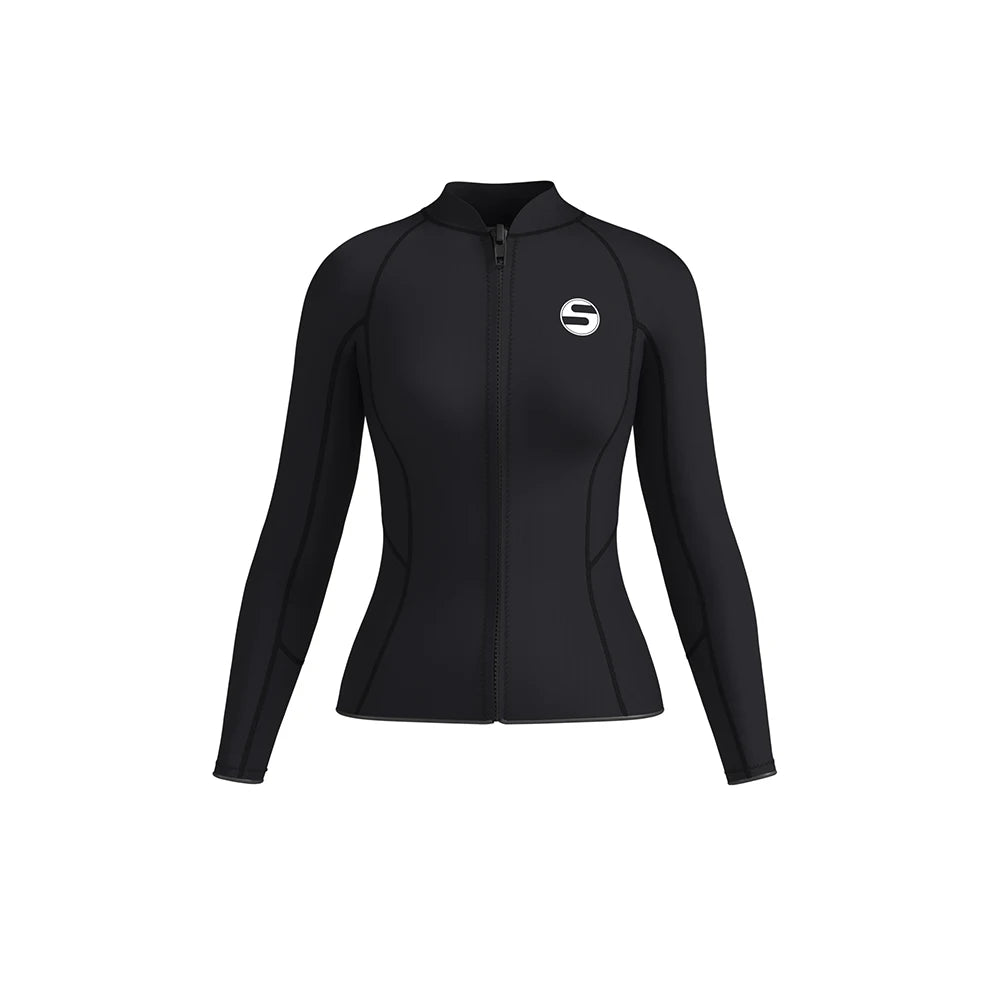 Women's Professional Diving Suit Cold Proof Warm 3mm Neoprene Top Pants Split Suit Ladies Thick Wading Swimming Surfing Wetsuit