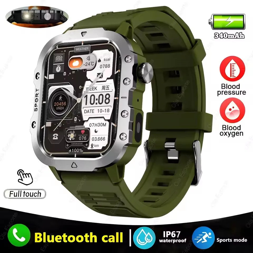 Beach Camp 2025 Smartwatch For New GPS Smart Watch Men 1.71 Inch HD Display GPS & Make/Receive Phone Calls 400mAh Battery Braceletes