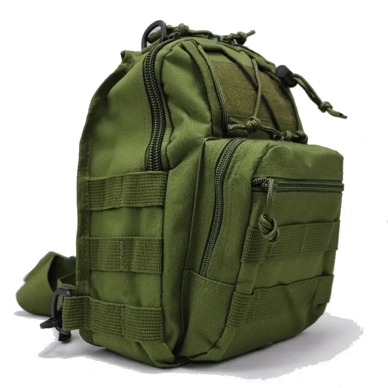 Men's outdoor crossbody bag, hiking camping equipment, hiking sports travel backpack, shoulder bag