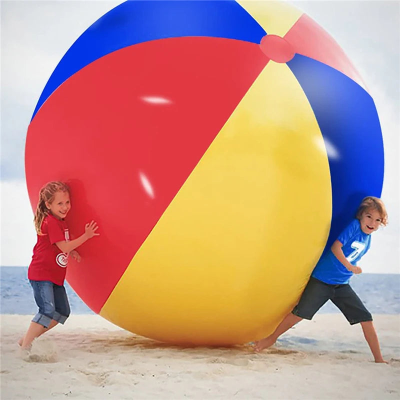 Beach Camp 2025 New Fun Toys Giant Inflatable Pool Beach Thickened PVC Sports Ball Outdoor Water Games Party Toy Children'S Birthday Gifts