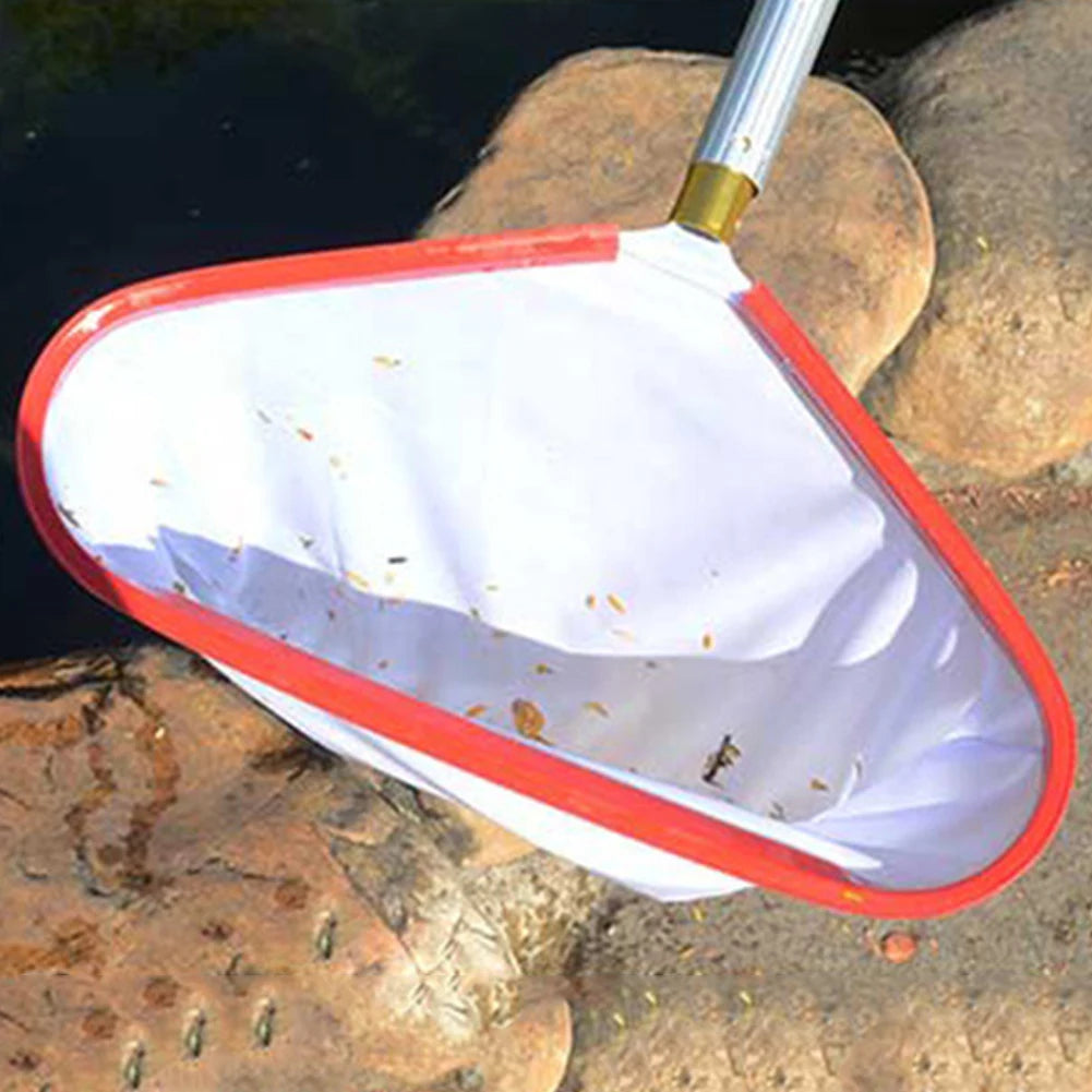 Beach Camp Pool Landing Net Pool Skimmer Net with Aluminum Handle Fine Mesh Pool Net Pool Leaf Skimmer Net for Pool Hot Tub Pond