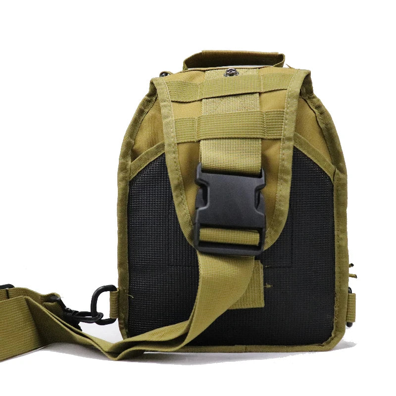 Men's outdoor crossbody bag, hiking camping equipment, hiking sports travel backpack, shoulder bag