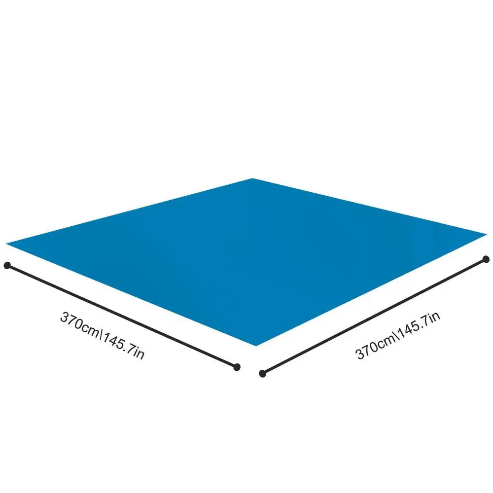 Beach Camp Swimming Pool Mat Round Waterproof Durable Preservation Thermal Dustproof Polyethylene Pool Cloth for Inflatable Pool Garden Gym