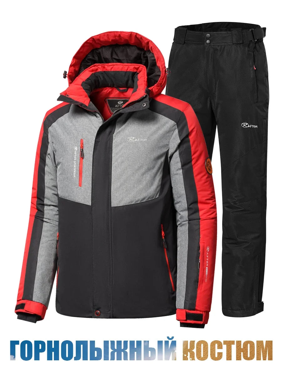 Beach Camp -22F Men 2025 Winter New Outdoor Snow Warm Parkas Jacket Coat Men's Outwear Premium Casual Hat Waterproof Thick Fleece Parkas