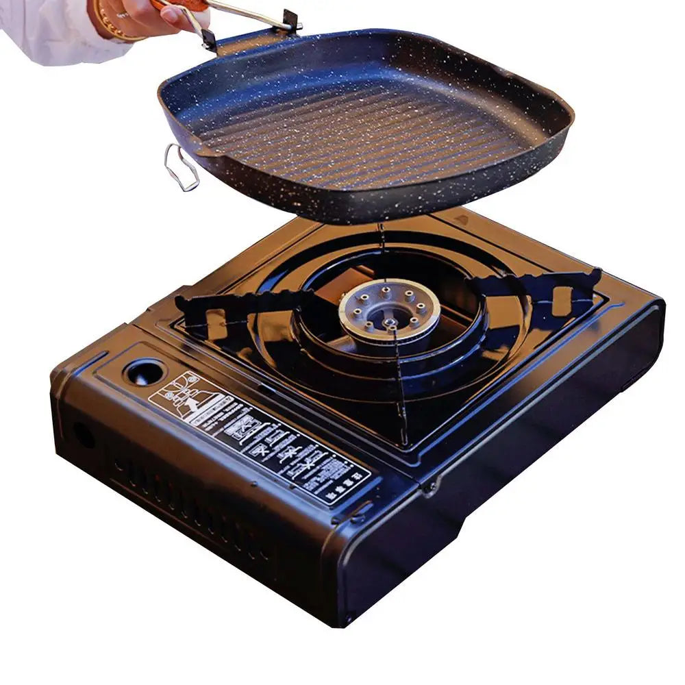 Beach Camp Stove for Heat Small Cassette Stove Single Burner Portable Burner Cassettes Stove For Camping Picnics Hiking BBQ Outdoor