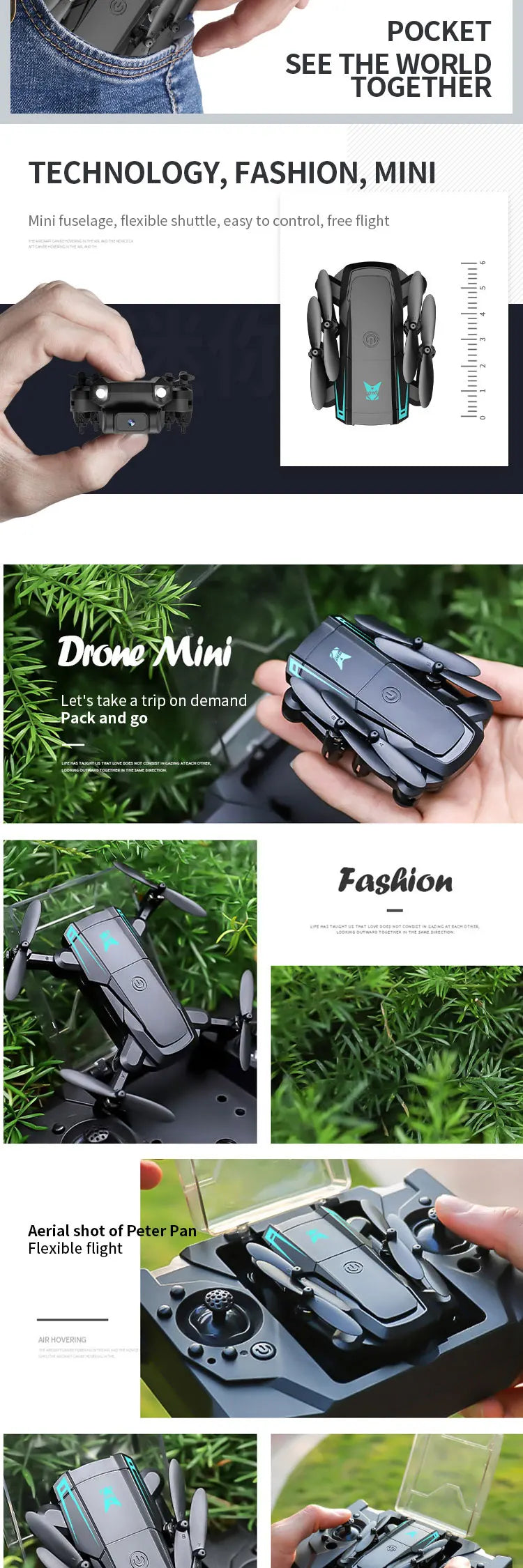 NEW Beach Camp D17 Mini Drone 4k Professional HD Wide Angle Camera WiFi FPV RC Drone Camera Height Hold Pocket Drone Helicopter Toy GIFT