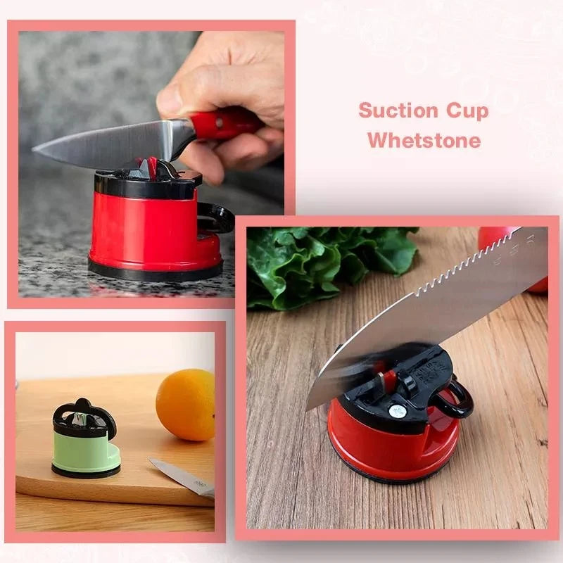 Beach Cam Knife Sharpener Sharpening Tool Easy and Safe to Sharpens Kitchen Chef Knives Damascus Knives Sharpener Suction