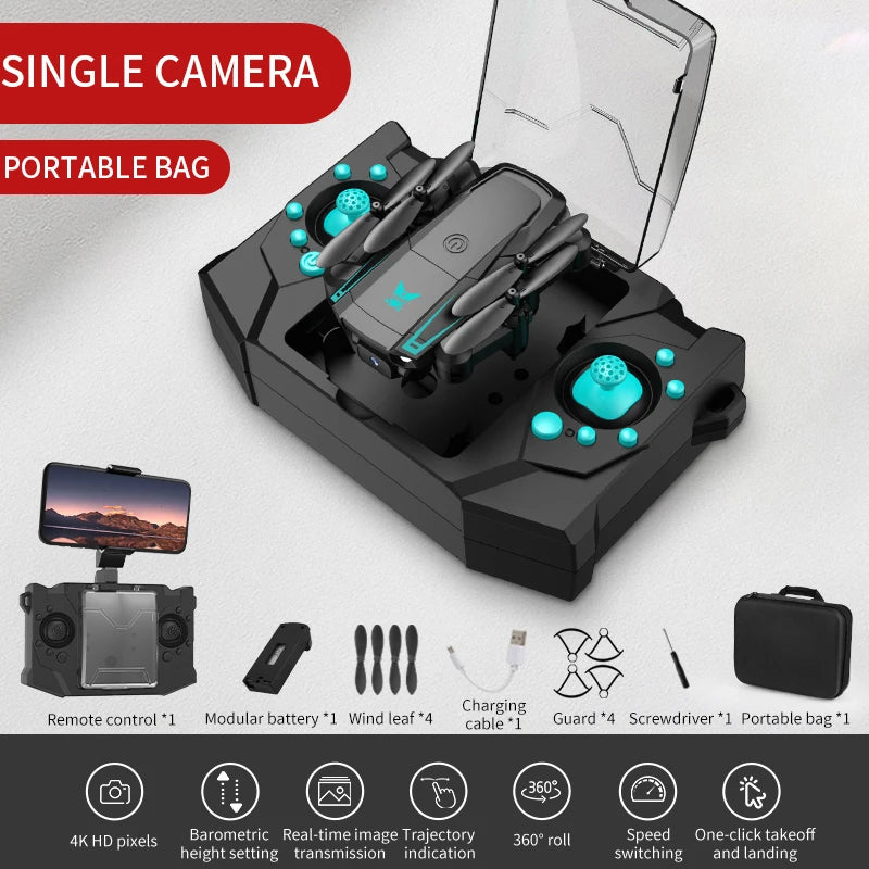 NEW Beach Camp D17 Mini Drone 4k Professional HD Wide Angle Camera WiFi FPV RC Drone Camera Height Hold Pocket Drone Helicopter Toy GIFT