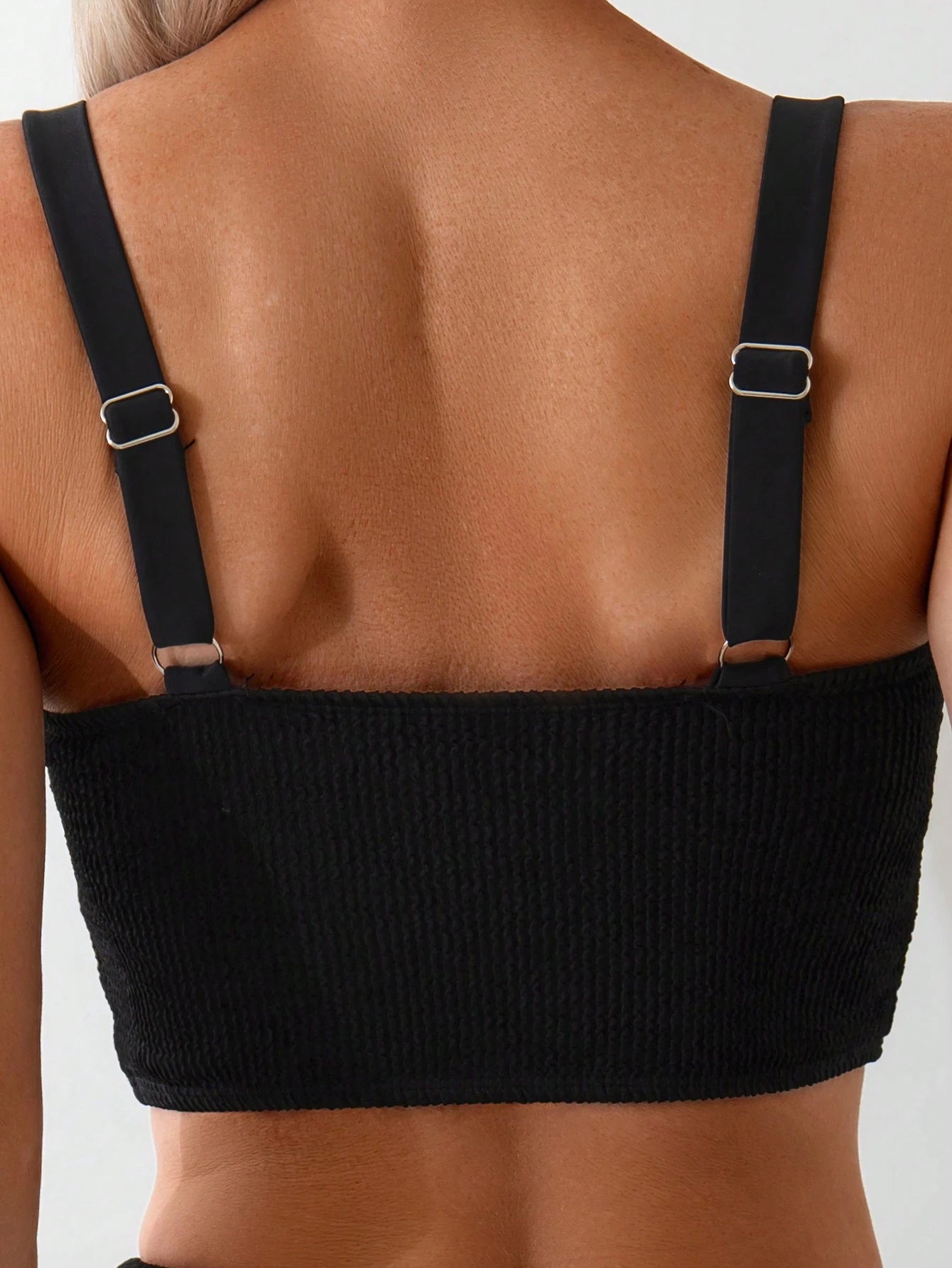 Beach Camp Bikini 2025 New European and American Lace-up Swimsuit Women's High-end Beach Spa Swimsuit Conservative
