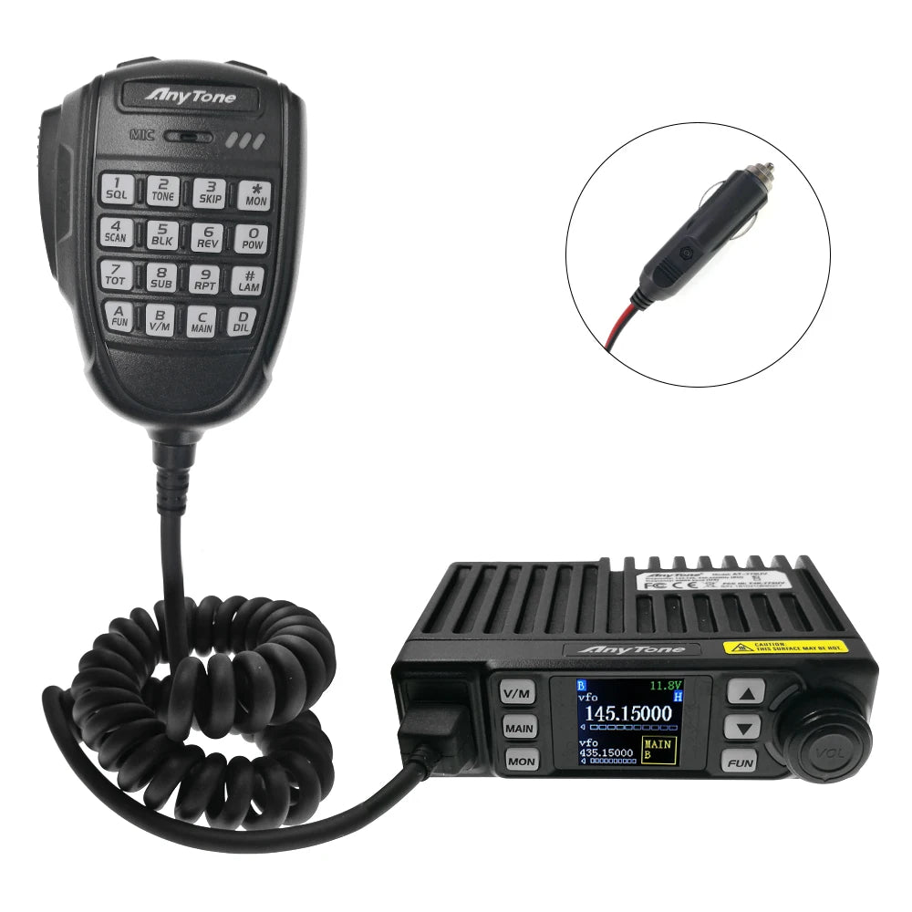 Beach Camp AT-779UV Mini Size Dual Band Transceiver Mobile Radio VHF/UHF 2 Way Radio Car Tranceiver