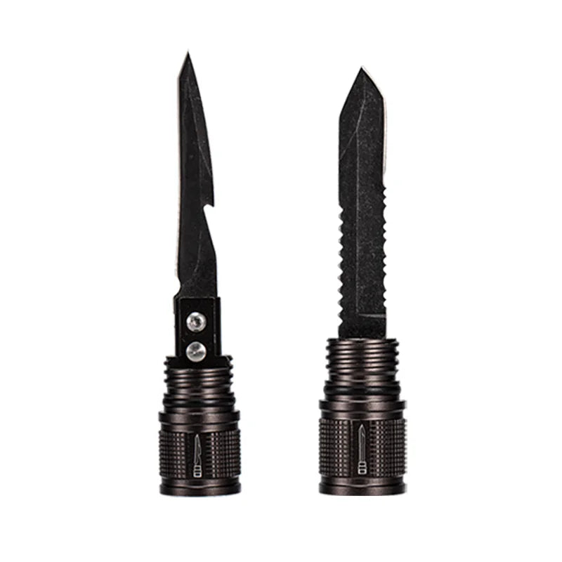 Beach Camp Folding Tactical Self-Defense Stick, Walking Hiking Stick, Trekking Poles, Outdoor Hiking