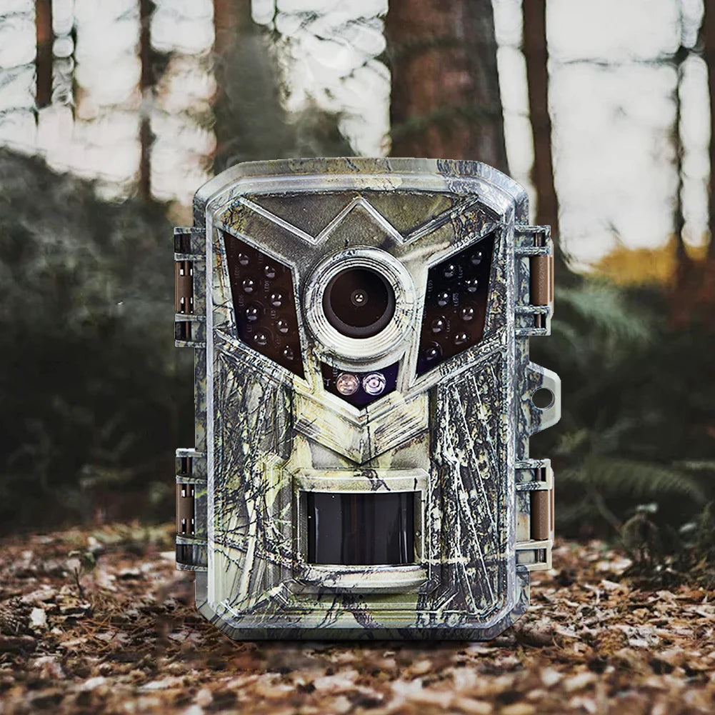 Mini HD 1080P Hunting Trail Camera Waterproof Hunting Camera Infrared Night Vision Security Cam Outdoor Wildlife Photo Traps