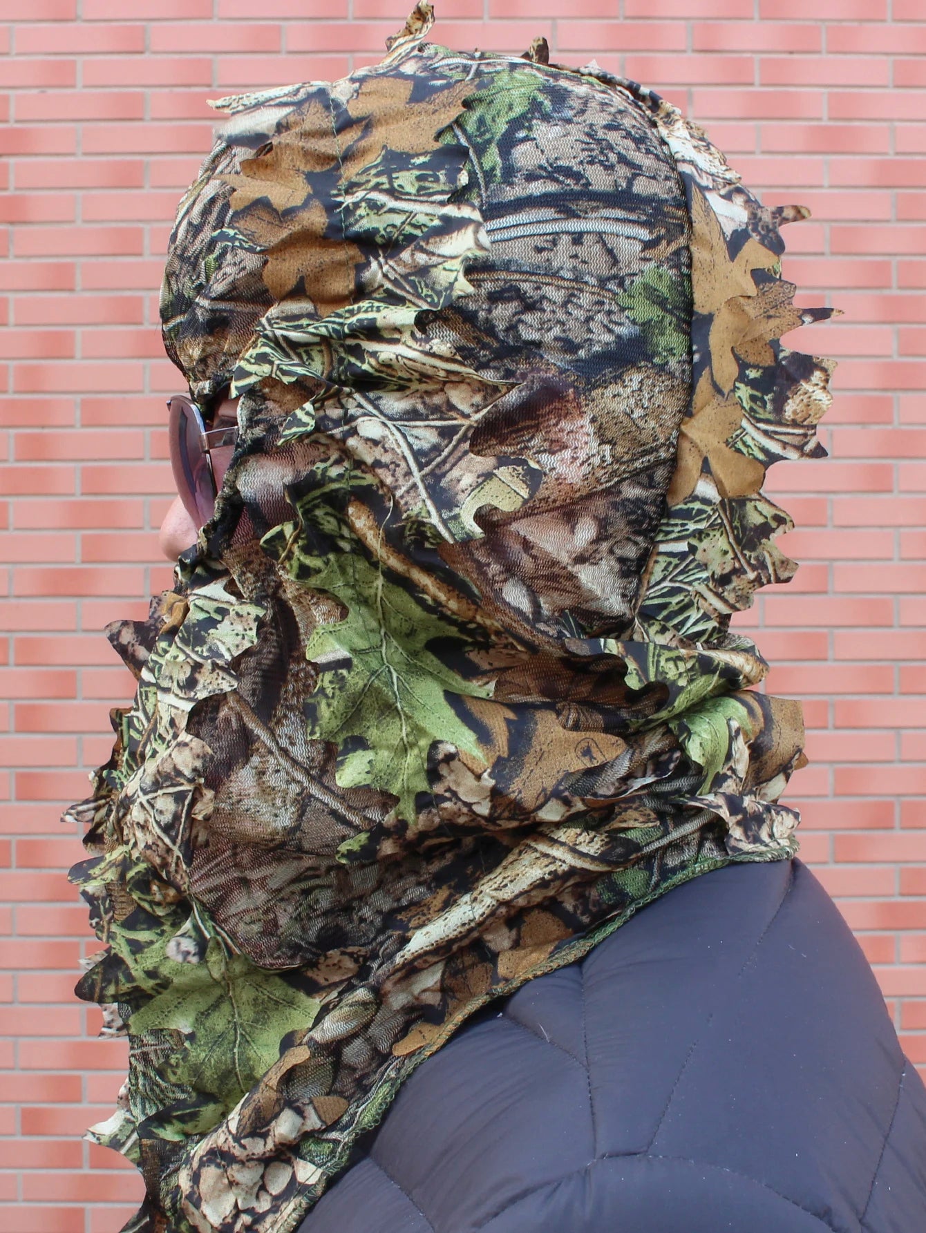 Beach Camp Outdoor Hunting Cap Cycling Fishing Bionic Camouflage Hunting Mask Outdoor Hunting Fishing Headgear Camou Hat