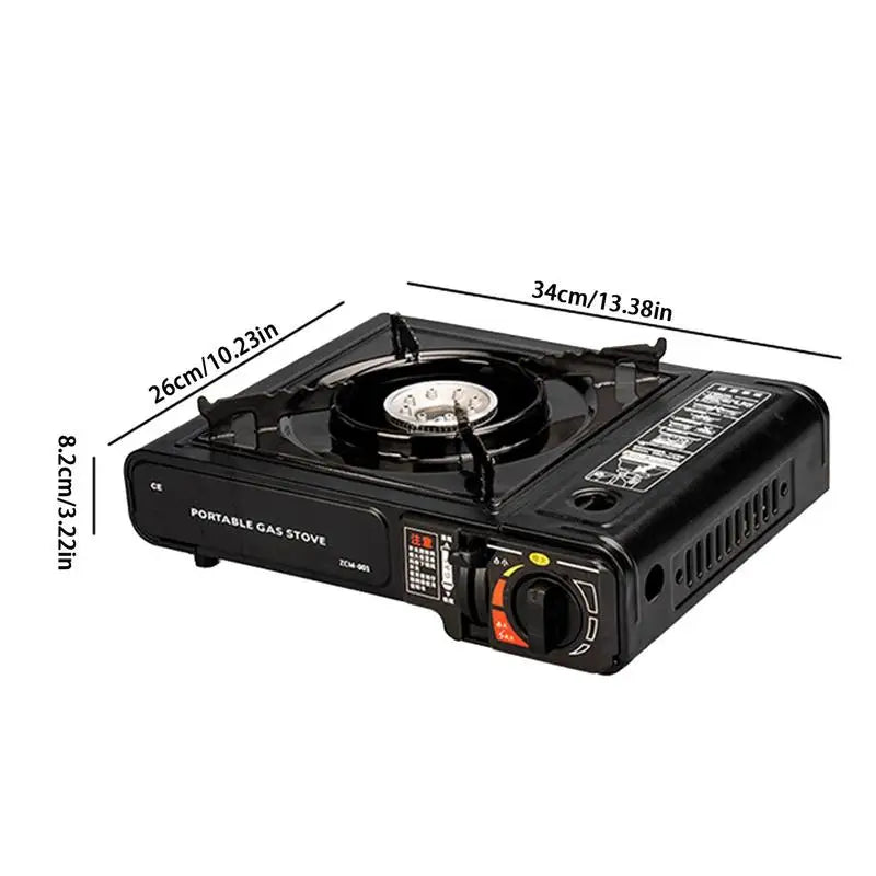Beach Camp Stove for Heat Small Cassette Stove Single Burner Portable Burner Cassettes Stove For Camping Picnics Hiking BBQ Outdoor