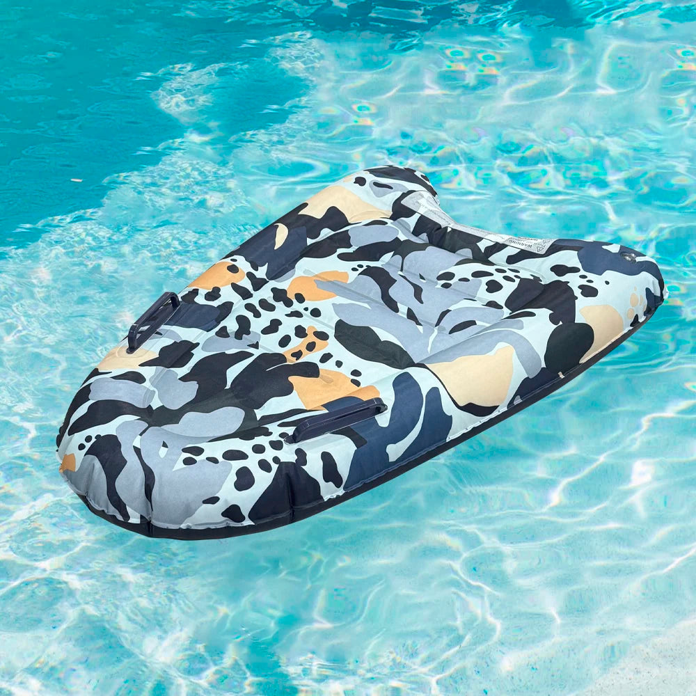 Beach Camp 1 Pc Thick pvc Inflatable Surfboard for Swimming, Portable Sea Surfing and Water-Skiing Board, Suitable For Beach Pool Vacations