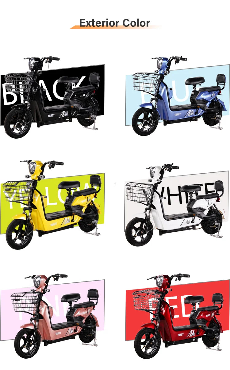 Beach Camp 60V 500W Electric City Scooter for Adults Popular Integrated 60V Smart Electronic Battery for Freight Courier Use